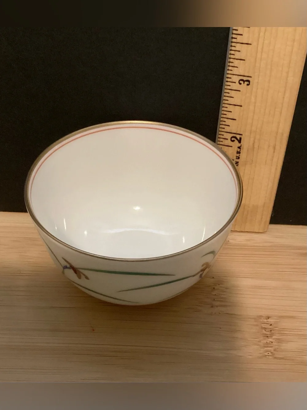 Vintage Koransha Japanese Arita Porcelain Teacup Set “Lindfield Orchid” 5 PC Set